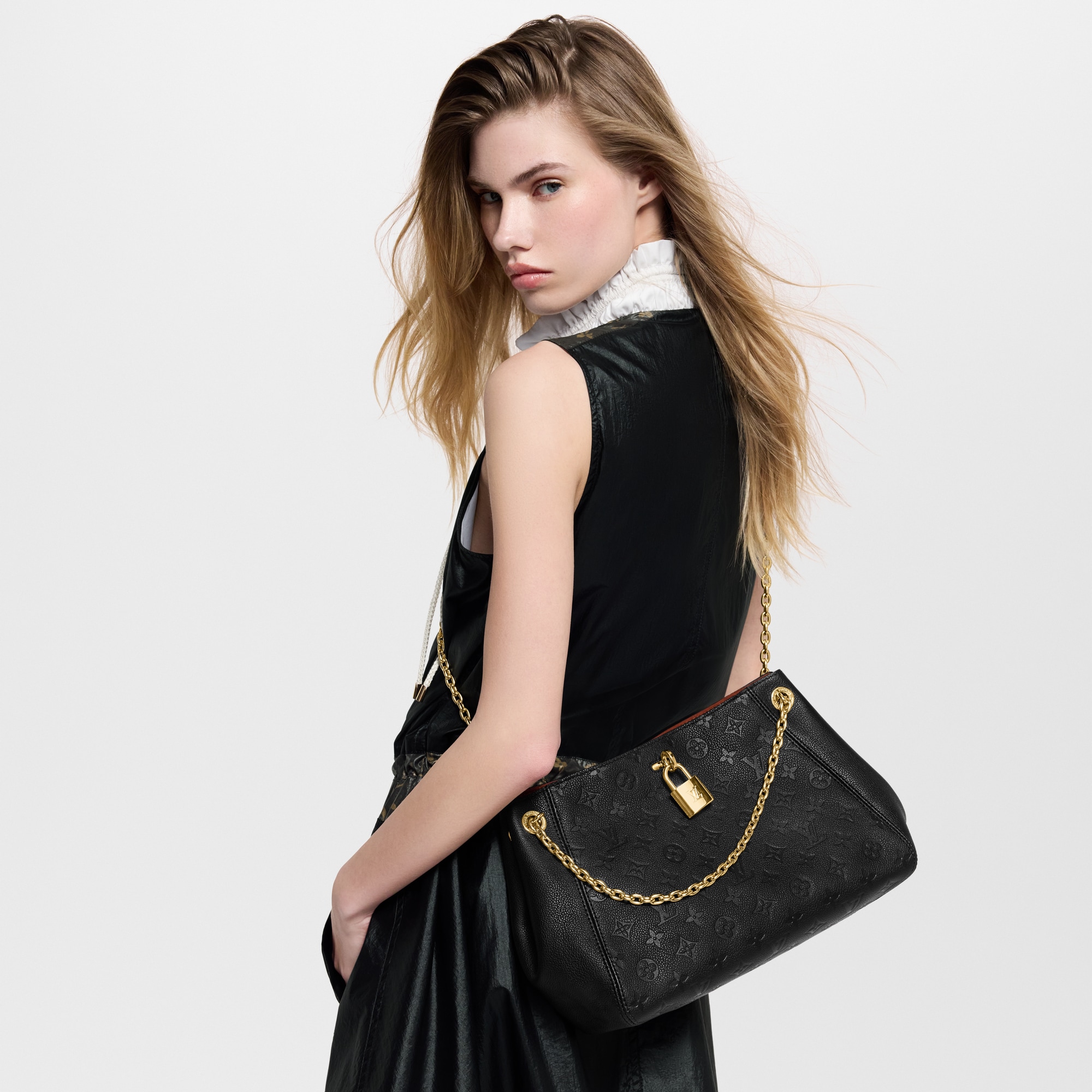Anytime PM Monogram Empreinte Leather - Handbags | LOUIS VUITTON